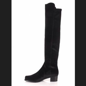 Stuart Weitzman Reserve Velvet Boots